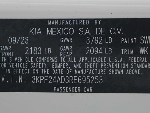 Used 2024 Kia Forte LXS FWD image 30