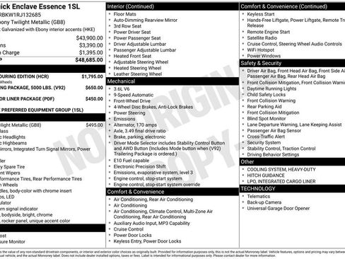 Used 2024 Buick Enclave Essence w/ Sport Touring Edition FWD image 24