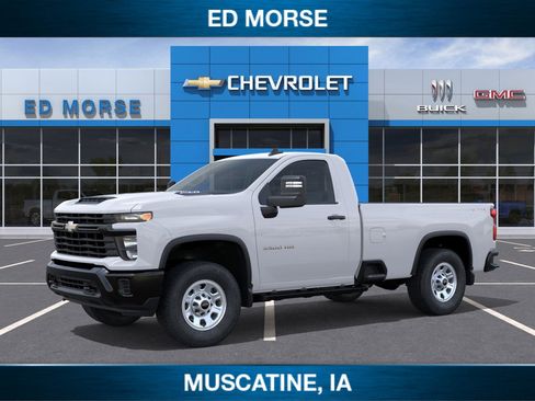 New 2026 Chevrolet Silverado 3500 W/T w/ Snow Plow Prep/Camper Package image 2