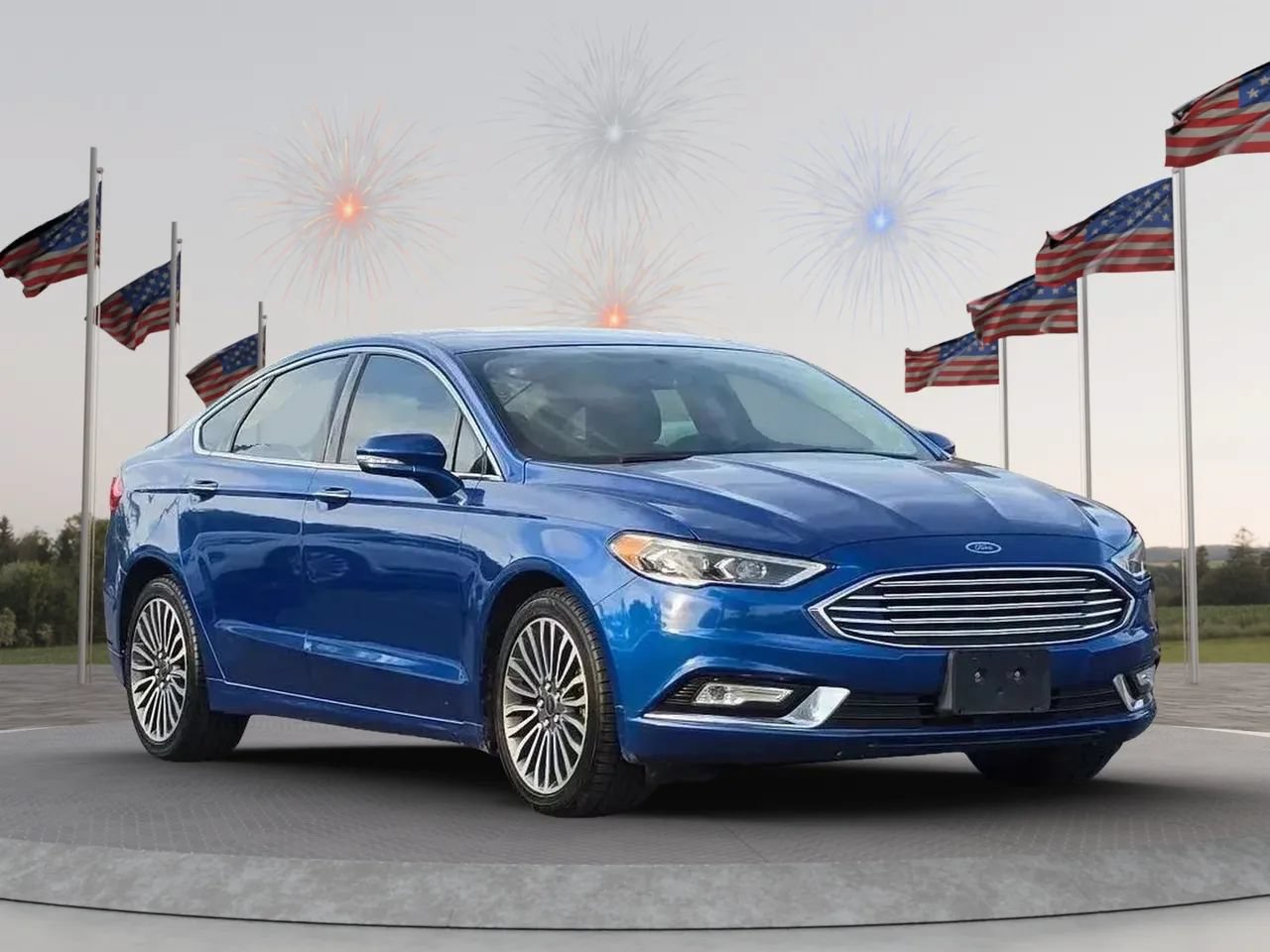 Used 2017 Ford Fusion SE w/ Fusion SE Technology Package FWD image 1