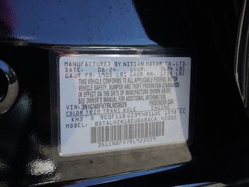 Used 2024 Nissan Versa SR w/ Trunk Package FWD image 40