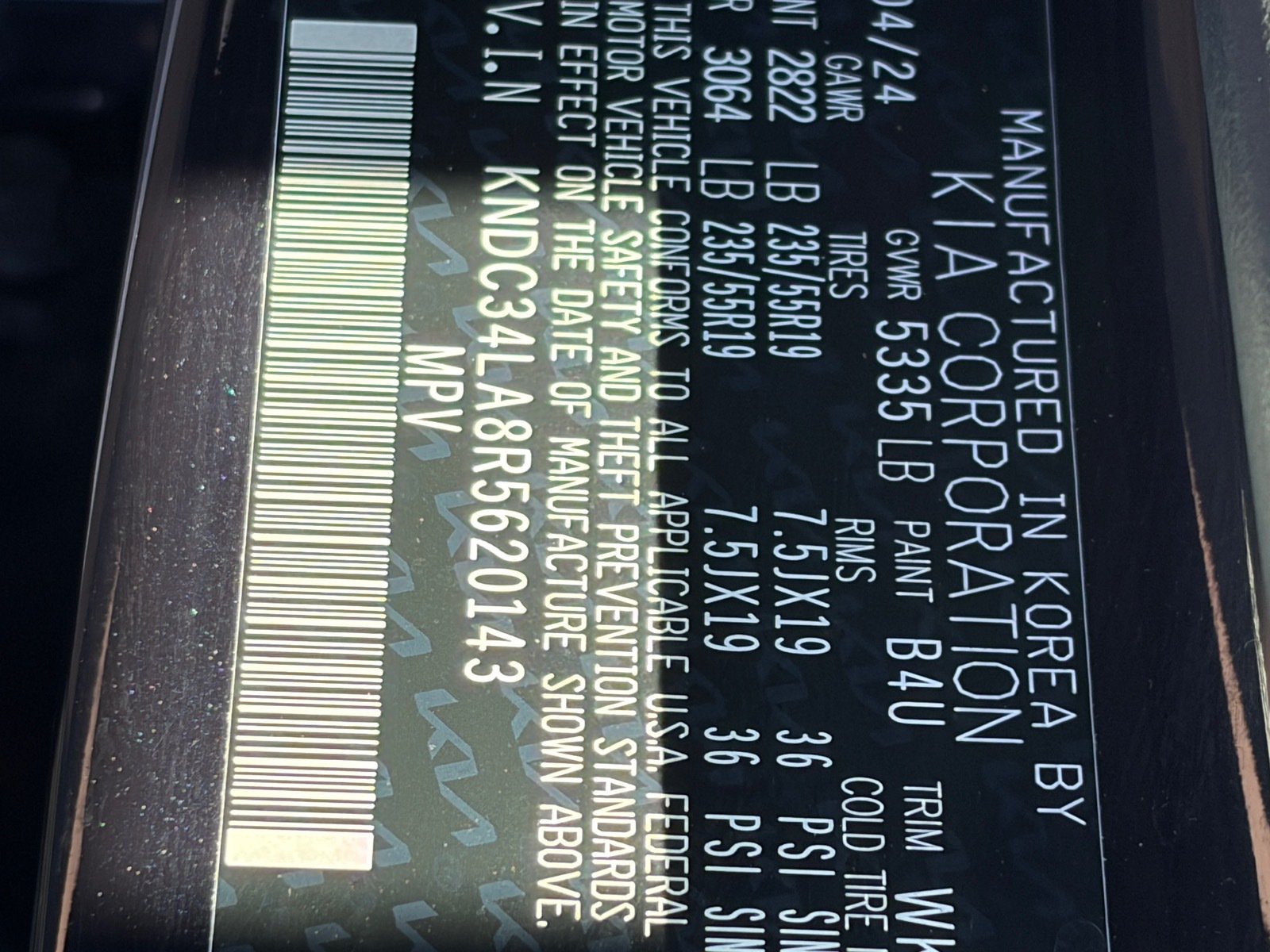 Used 2024 Kia EV6 Light RWD image 12