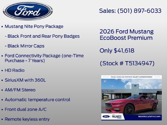 New 2026 Ford Mustang Premium RWD image 18