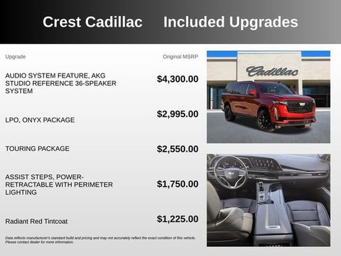 Used 2024 Cadillac Escalade ESV Sport w/ LPO, ONYX Package RWD image 5