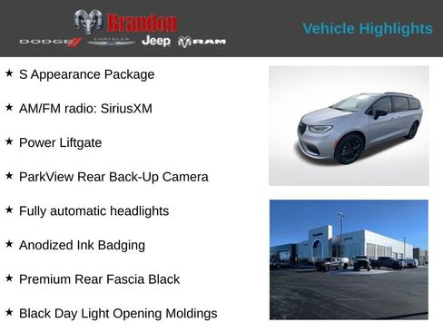 New 2026 Chrysler Pacifica Select w/ S Appearance Package image 2