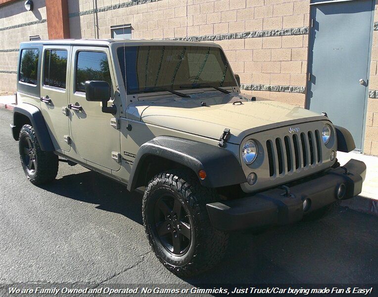 Used 2017 Jeep Wrangler Unlimited Sport w/ Quick Order Package 24S AWD/4WD image 1