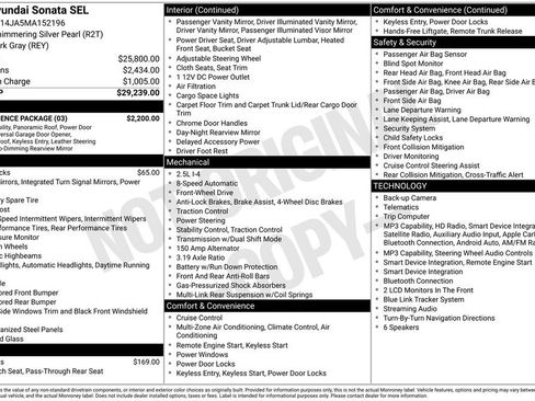Used 2021 Hyundai Sonata SEL w/ Convenience Package FWD image 11