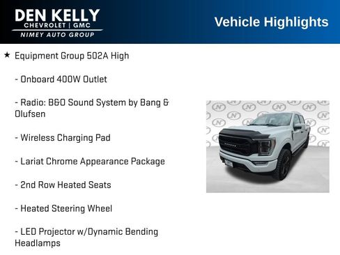 Used 2022 Ford F150 Lariat w/ Equipment Group 502A High AWD/4WD image 11