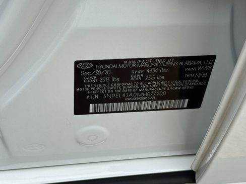 Used 2021 Hyundai Sonata SEL w/ Cargo Package FWD image 41