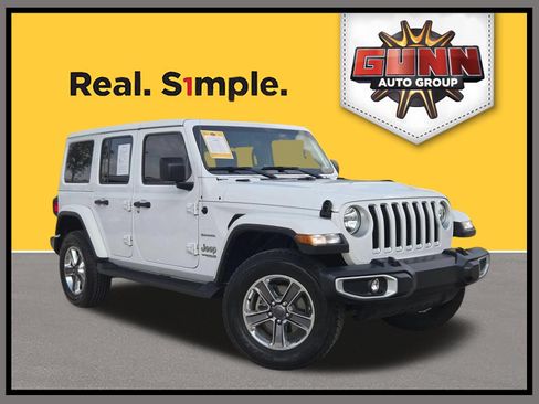 Used 2022 Jeep Wrangler Unlimited Sahara w/ Cold Weather Group AWD/4WD image 1
