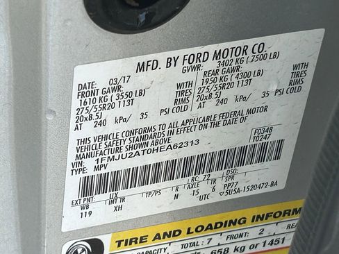 Used 2017 Ford Expedition Limited image 42