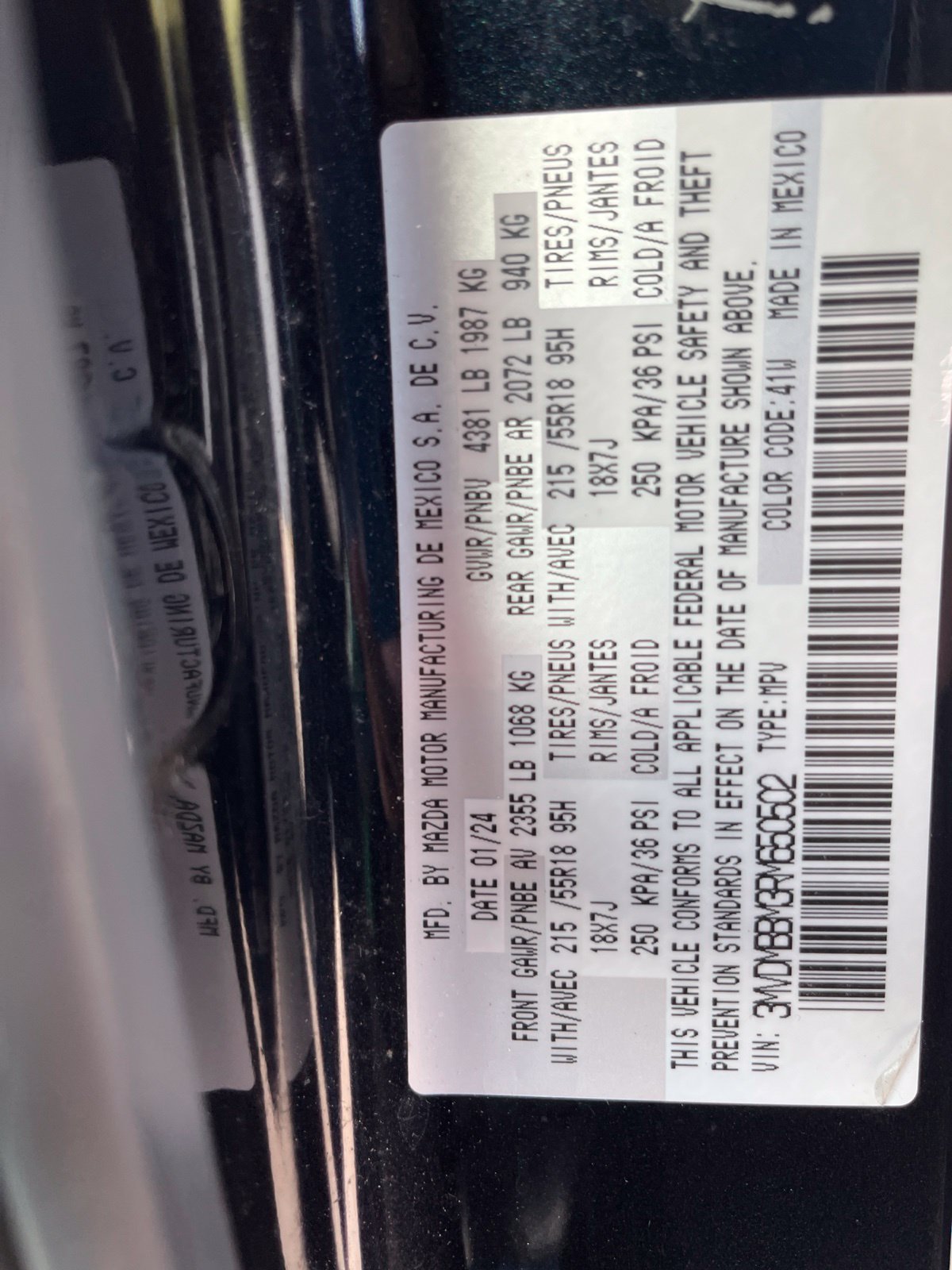 Certified 2024 MAZDA CX-30 AWD 2.5 S w/ Select Sport Pkg image 27