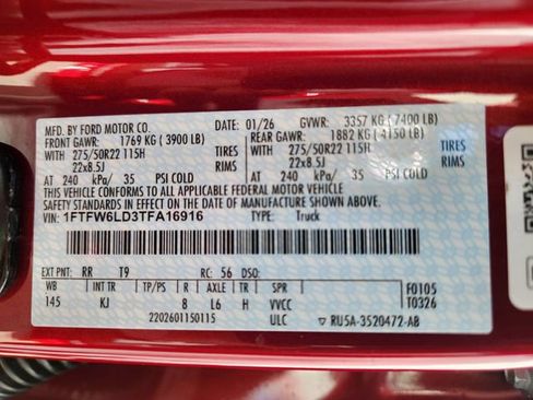 New 2026 Ford F150 King Ranch w/ Equipment Group 601A High image 25