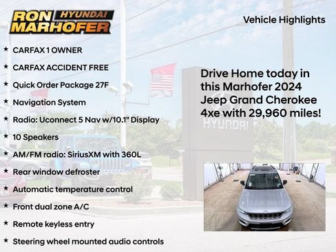 Used 2024 Jeep Grand Cherokee Limited 4xe AWD/4WD image 9