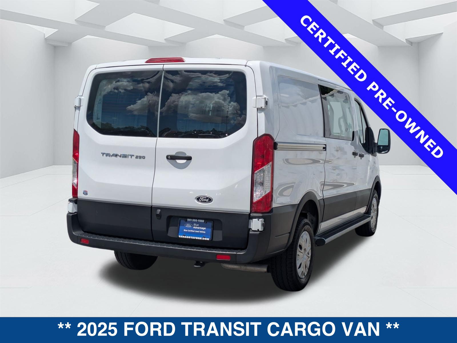 Certified 2025 Ford Transit 250 Low Roof w/ Exterior Upgrade Package RWD image 5