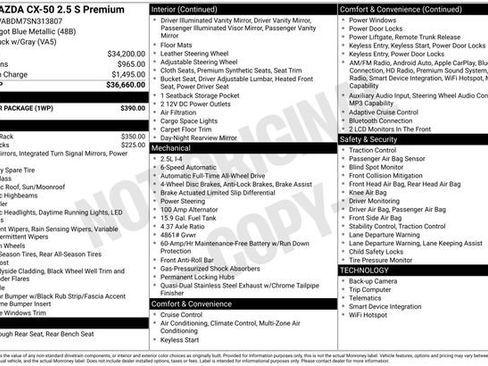 Certified 2025 MAZDA CX-50 AWD 2.5 S w/ Weather Package image 5