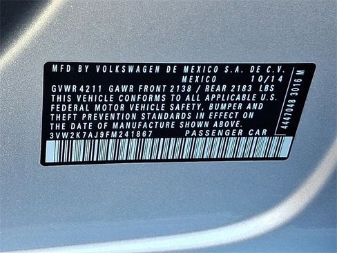 Used 2015 Volkswagen Jetta S w/ Welcome Package image 24