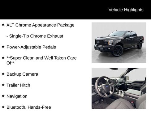 Used 2019 Ford F150 XLT w/ Equipment Group 302A Luxury AWD/4WD image 31