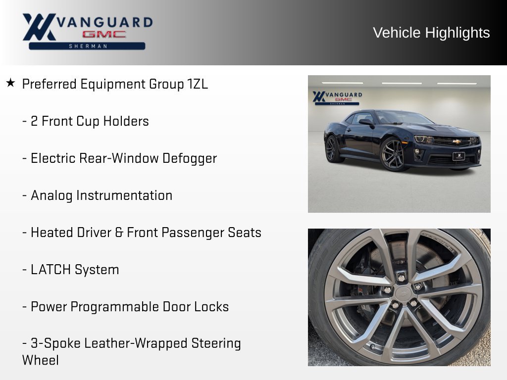 Used 2015 Chevrolet Camaro ZL1 RWD image 11