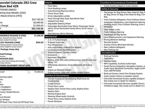 Used 2024 Chevrolet Colorado ZR2 w/ ZR2 Convenience Package III AWD/4WD image 22