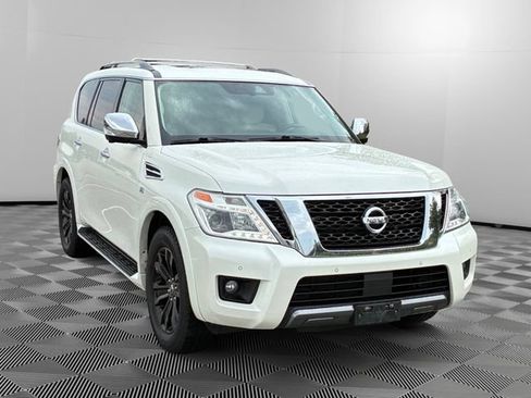 Used 2019 Nissan Armada Platinum w/ Captain's Chairs Package AWD/4WD image 7