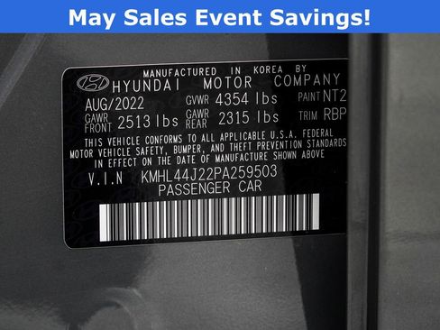 Used 2023 Hyundai Sonata SEL Plus w/ Preferred Accessory Package FWD image 43