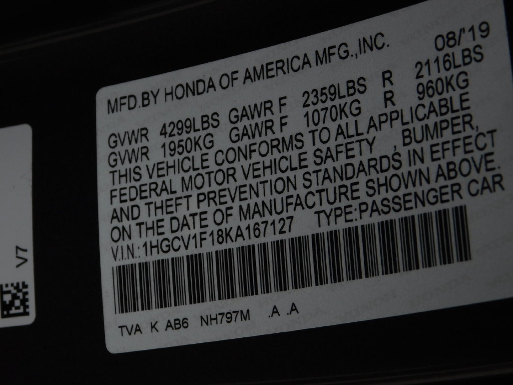 Used 2019 Honda Accord LX image 26