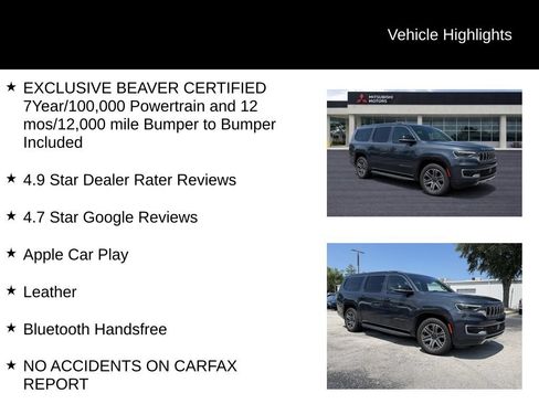 Used 2024 Jeep Wagoneer L Series II RWD image 5