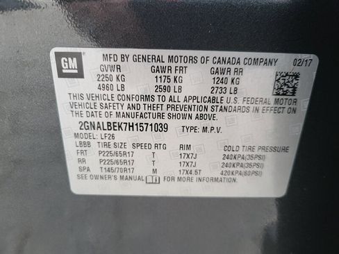 Used 2017 Chevrolet Equinox LS w/ LPO, Protection Package FWD image 30