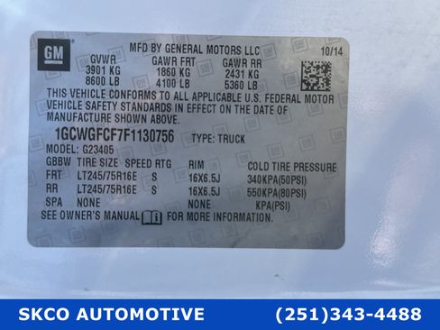 Used 2015 Chevrolet Express 2500 image 26