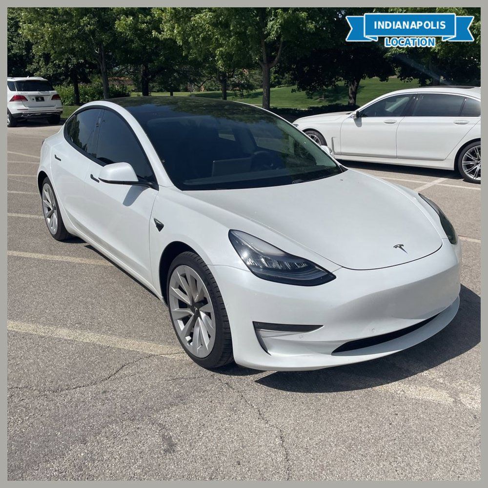Used 2021 Tesla Model 3 Long Range AWD/4WD image 1