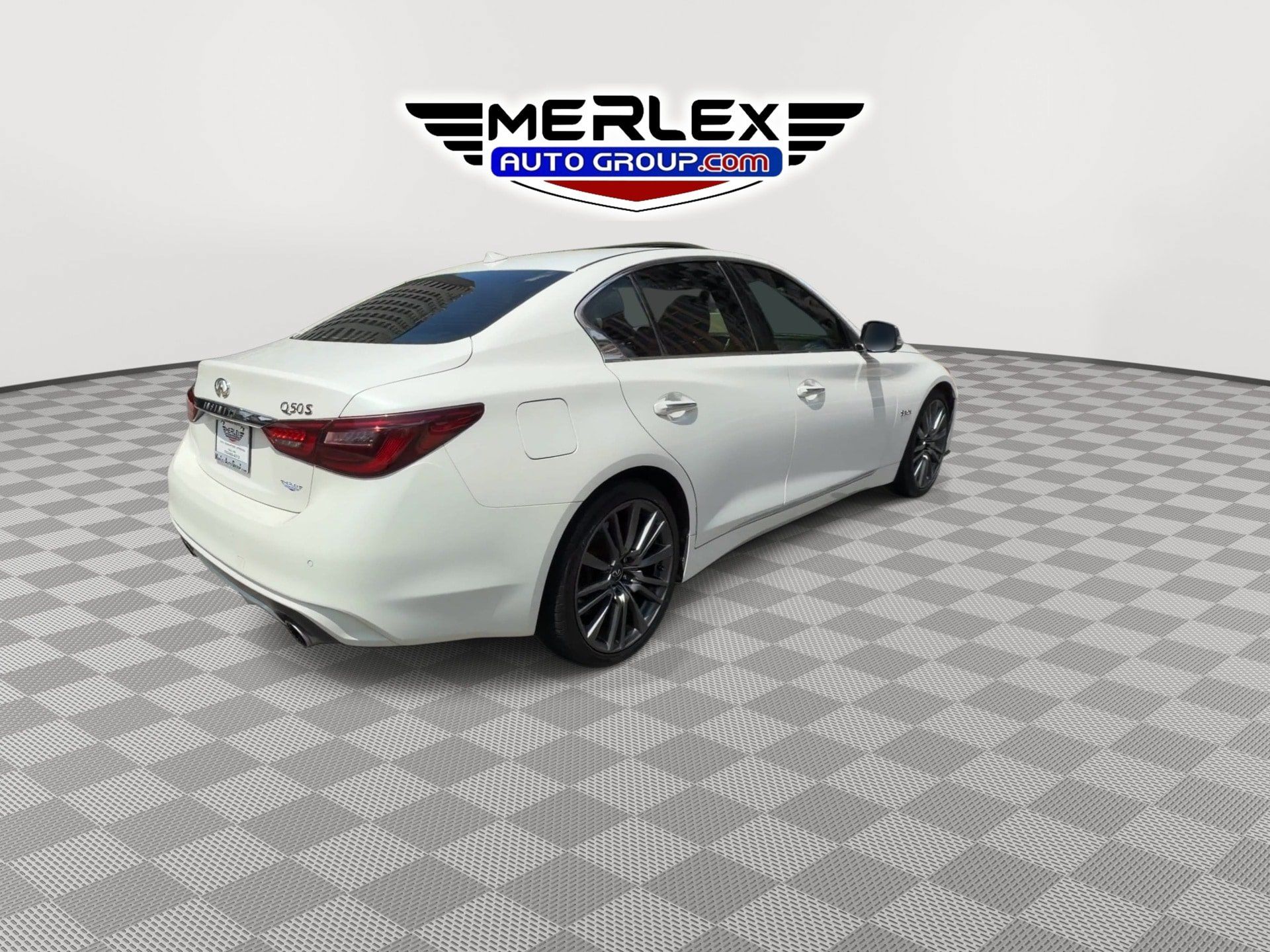 Used 2018 INFINITI Q50 Red Sport 400 RWD image 8