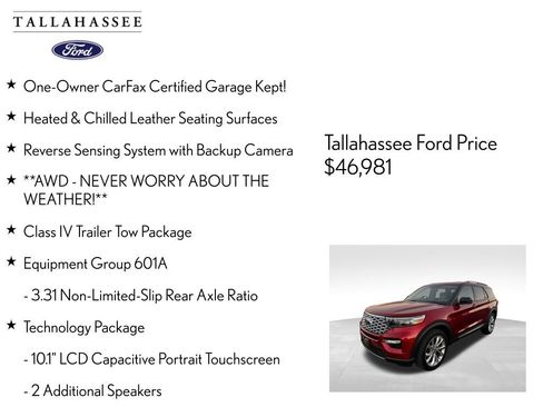 Used 2023 Ford Explorer Platinum w/ Technology Package image 9