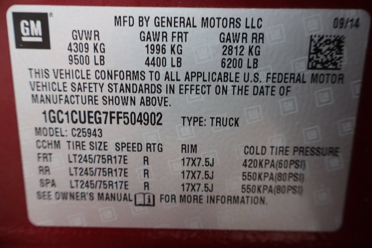 Used 2015 Chevrolet Silverado 2500 W/T w/ WT Fleet Convenience Package RWD image 43