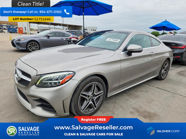 Used 2019 Mercedes-Benz C 300 4MATIC Coupe w/ AMG Line image 1