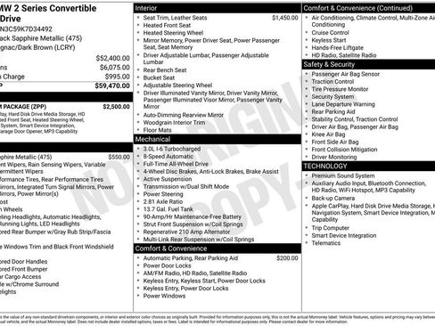 Used 2019 BMW M240i xDrive Convertible w/ Premium Package image 3