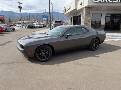Used 2022 Dodge Challenger SXT w/ Blacktop Package RWD image 3