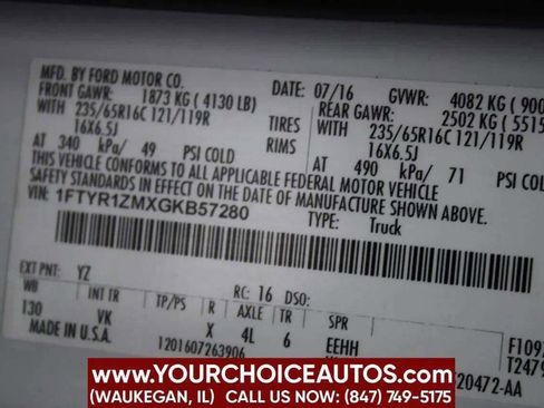 Used 2016 Ford Transit 250 130 Low Roof image 22