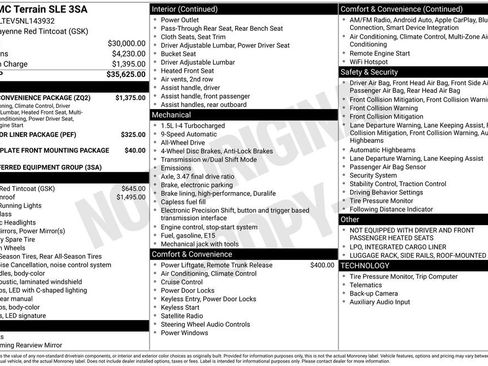 Certified 2022 GMC Terrain SLE w/ Driver Convenience Package image 30