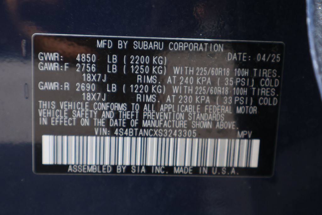 Used 2025 Subaru Outback Limited w/ Popular Package #2 AWD/4WD image 32