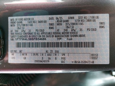 Used 2025 Ford F150 Tremor w/ Bed Utility Package image 36