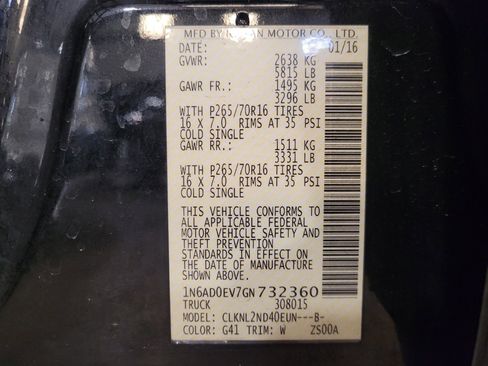 Used 2016 Nissan Frontier SV image 33