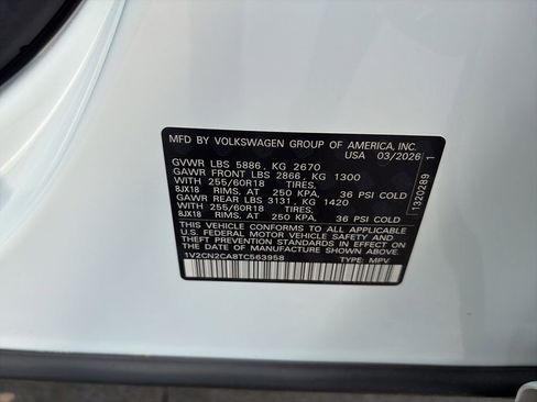 New 2026 Volkswagen Atlas Peak Edition AWD/4WD image 35