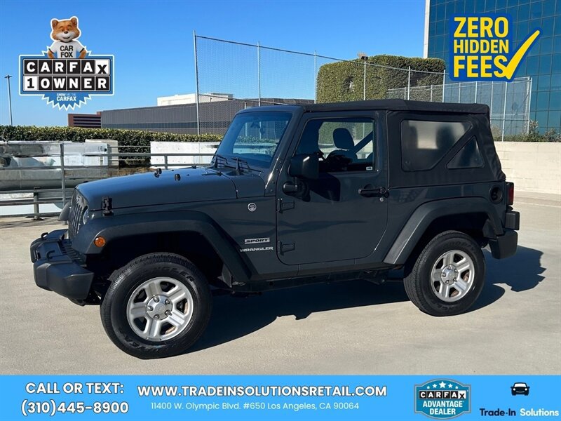 Used 2017 Jeep Wrangler Sport w/ Connectivity Group AWD/4WD image 1