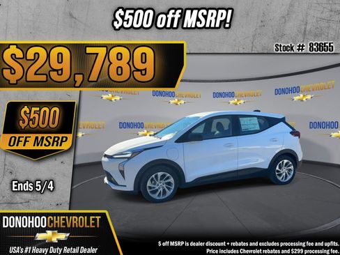 New 2027 Chevrolet Bolt LT w/ Comfort Package FWD image 1