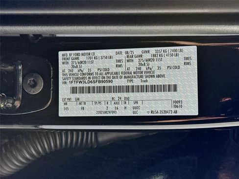Used 2025 Ford F150 XLT w/ Equipment Group 302A MID AWD/4WD image 33