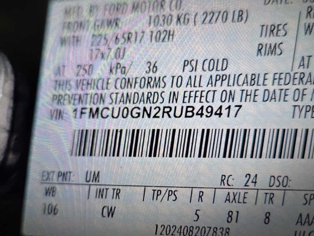 Used 2024 Ford Escape Active w/ Tech Pack #1 FWD image 8