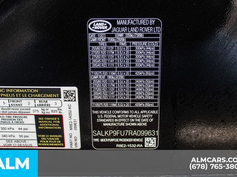Used 2024 Land Rover Range Rover SE AWD/4WD image 41