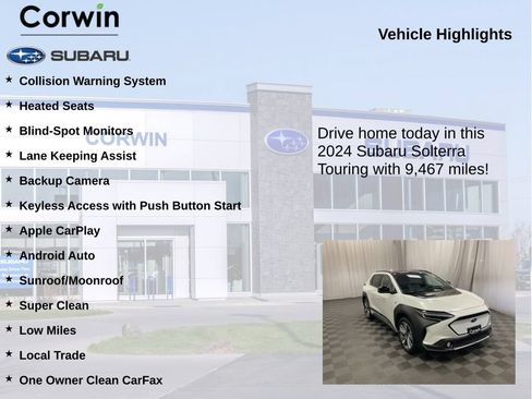 Used 2024 Subaru Solterra w/ Touring Package AWD/4WD image 6