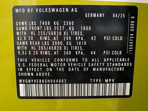 New 2025 Volkswagen ID. Buzz Pro S Plus image 33